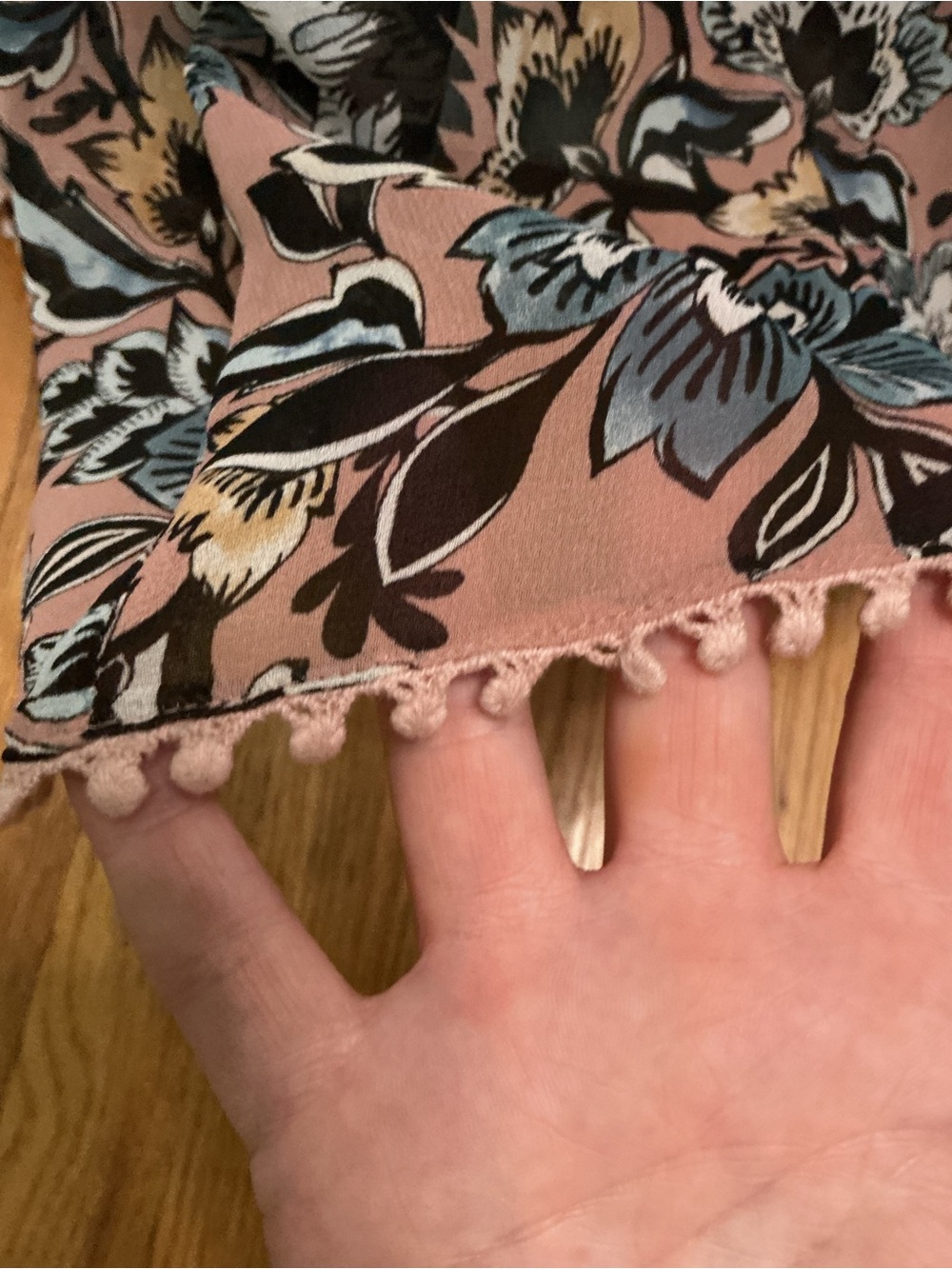 For Love & Lemons Dusty Pink Floral Maxi Dress - Picture 8 of 11